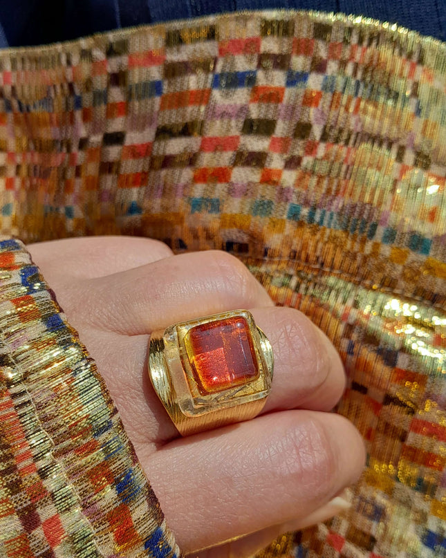 Bague Perla "Rose à l'Or"
