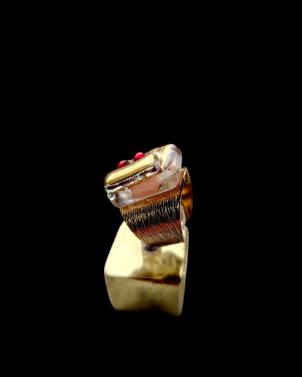 Bague Perla "Hélios VI " - Les 2 rubis
