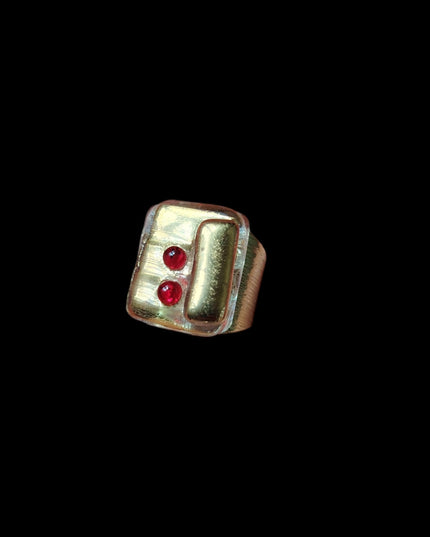 Bague Perla "Hélios VI " - Les 2 rubis