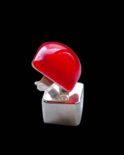 Bague Bulle Rouge