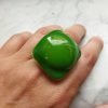 Bague Bulle verte