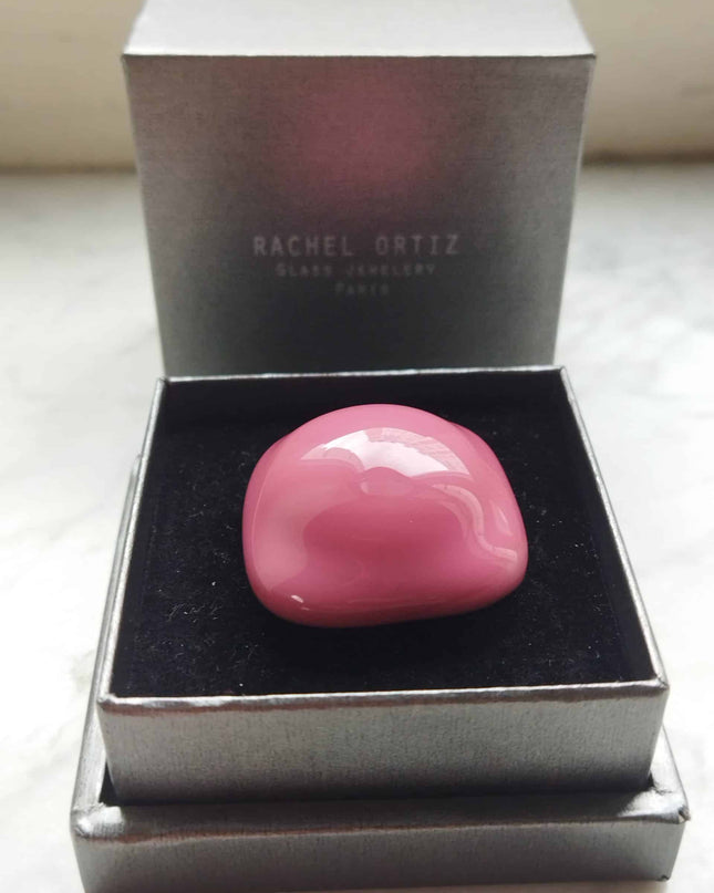 Bague Bulle Vieux Rose