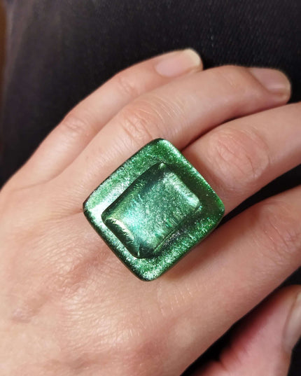Bague Perla "Aventurine clair"