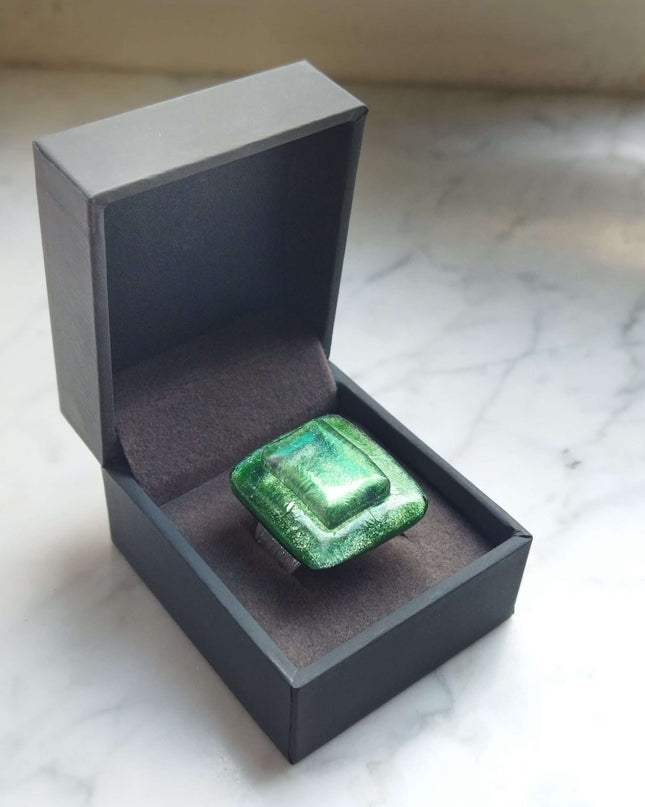 Bague Perla "Aventurine clair"