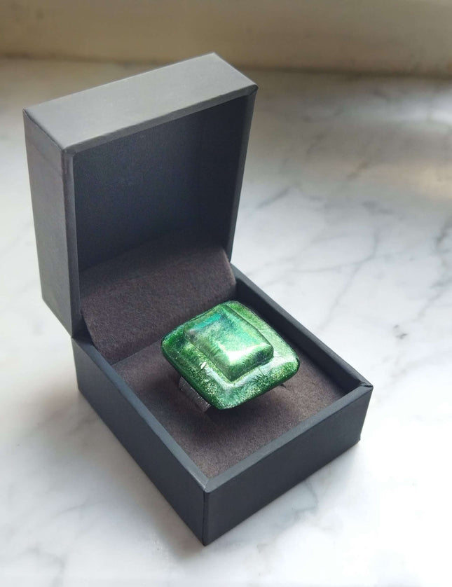 Bague Perla "Aventurine clair"