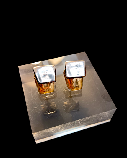 Boucles d'Oreille Duo en verre