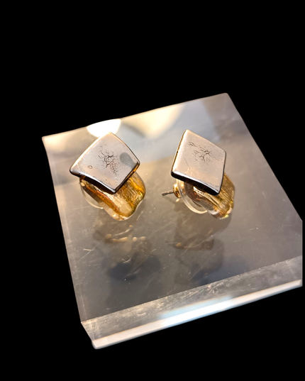 Boucles d'Oreille Duo en verre
