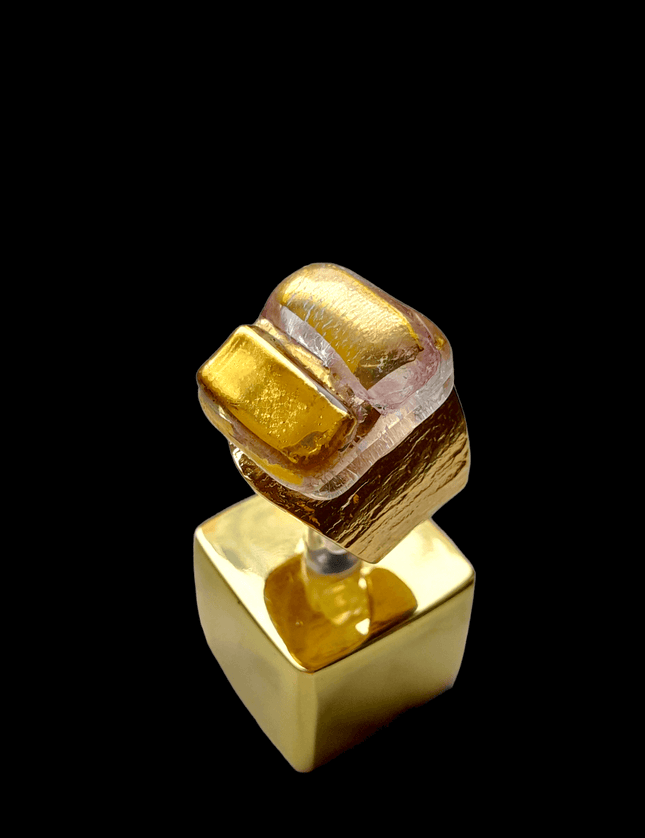Bague Perla en verre "Hélios V "