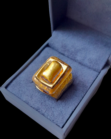Bague Perla en verre "Hélios II"