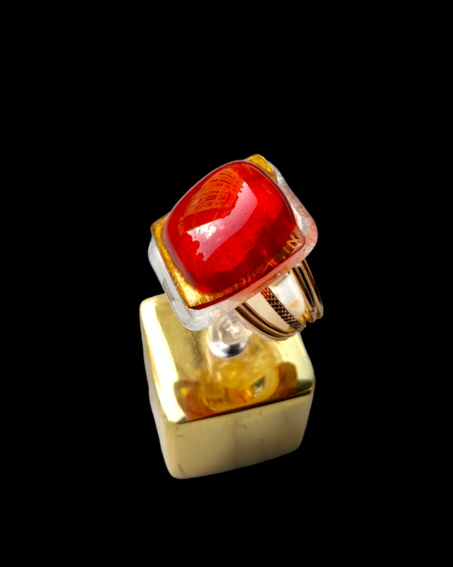 Bague Perla - Rouge Fatale