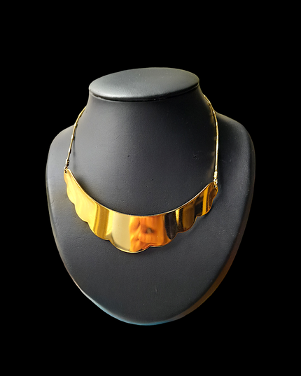 Collier Nuage en Laiton plaqué Or