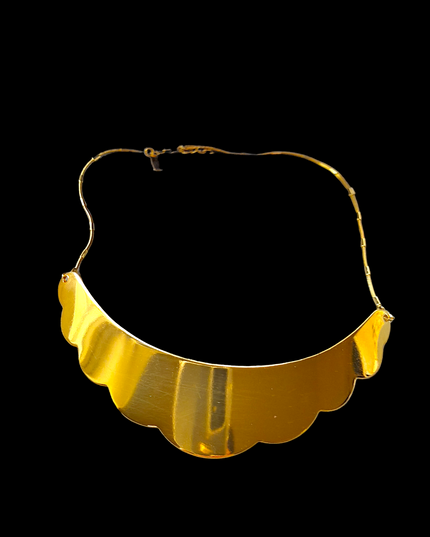Collier Nuage en Laiton plaqué Or