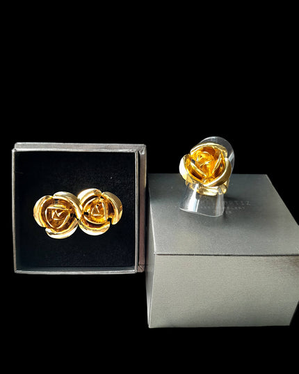 Boucle d'Oreille "Boutons de Rose"