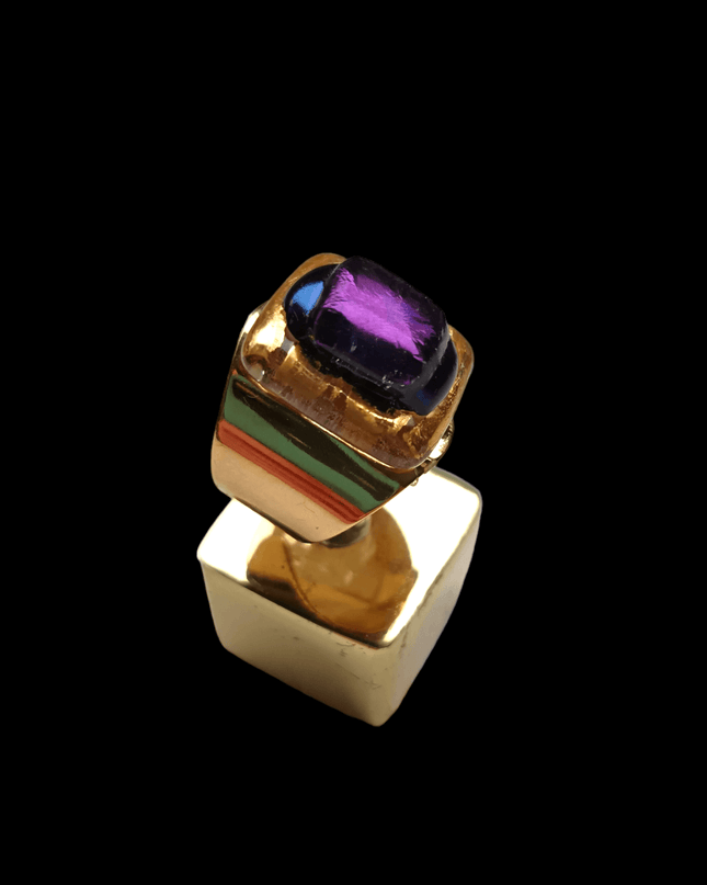Bague Perla " Aux couleurs de l'Améthyste" II