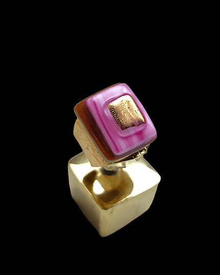 Bague Perla en verre "Rubis d'Or"