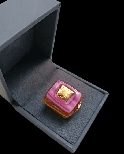 Bague Perla en verre "Rubis d'Or"