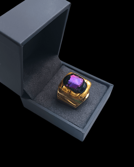 Bague Perla " Aux couleurs de l'Améthyste" II