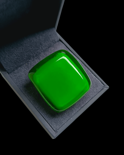 Bague Murano "Verte feuille"