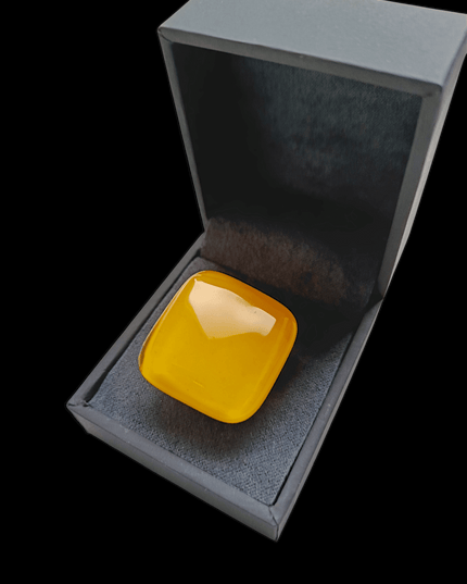 Bague Murano "Jaune citron"