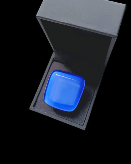 Bague Murano "Blue Jeans"