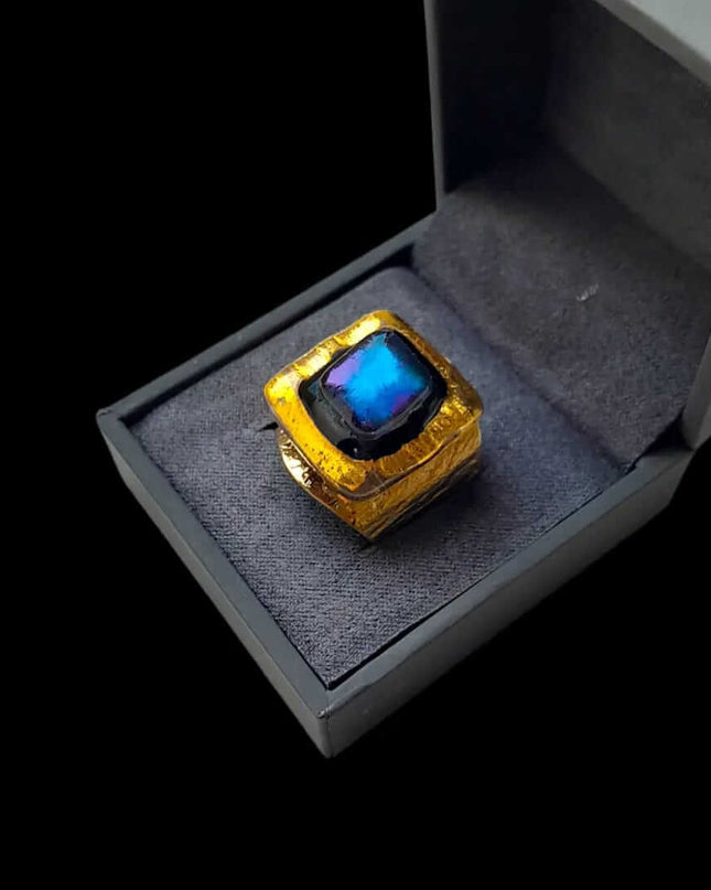 Bague Perla " Aux couleurs de l'Améthyste"