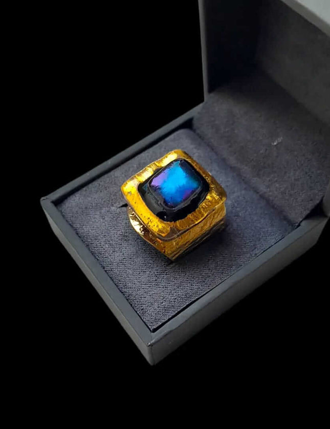 Bague Perla " Aux couleurs de l'Améthyste"