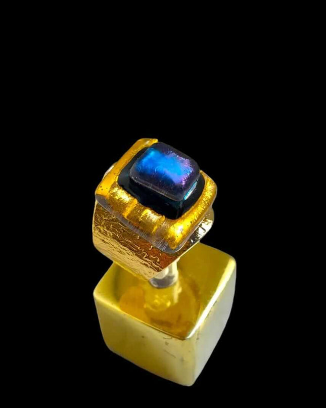 Bague Perla " Aux couleurs de l'Améthyste"