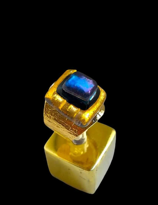 Bague Perla " Aux couleurs de l'Améthyste"