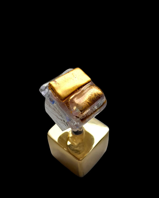 Bague Perla en verre "Hélios I"