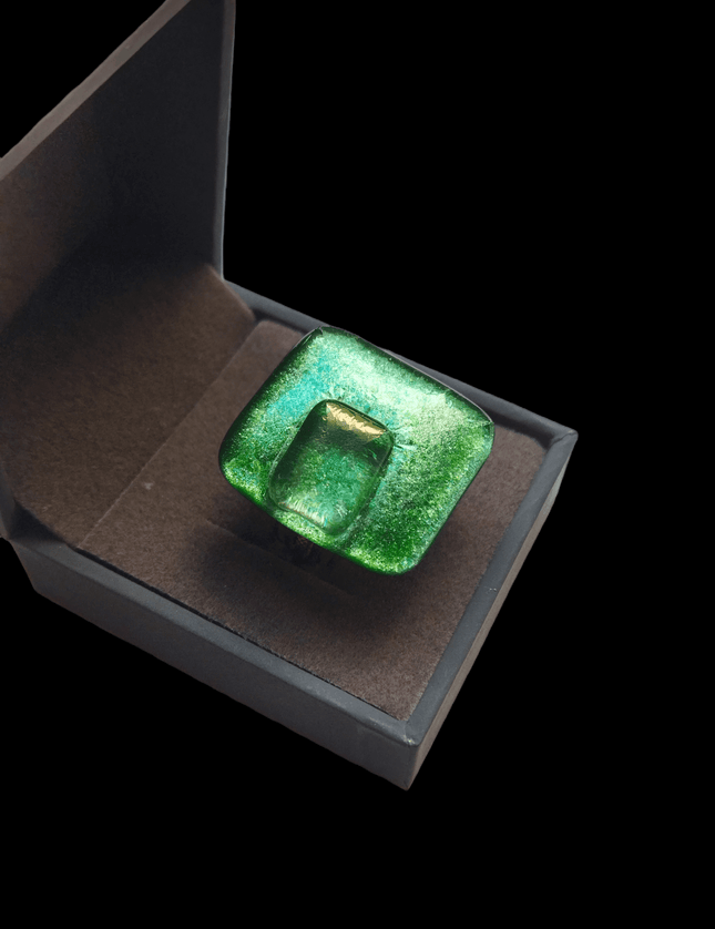 Bague Perla "Aventurine clair"
