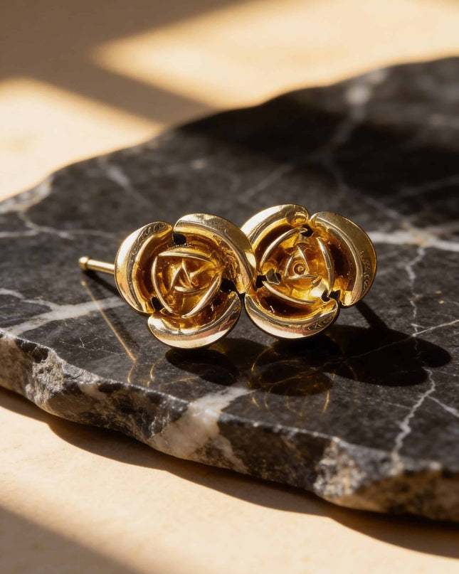 Boucle d'Oreille "Boutons de Rose"